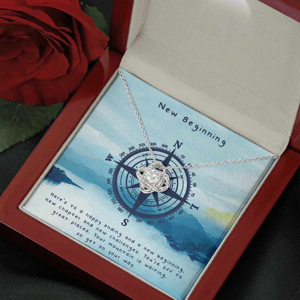 Graduation - New Beginning - Love Knot Necklace - Celeste Jewel
