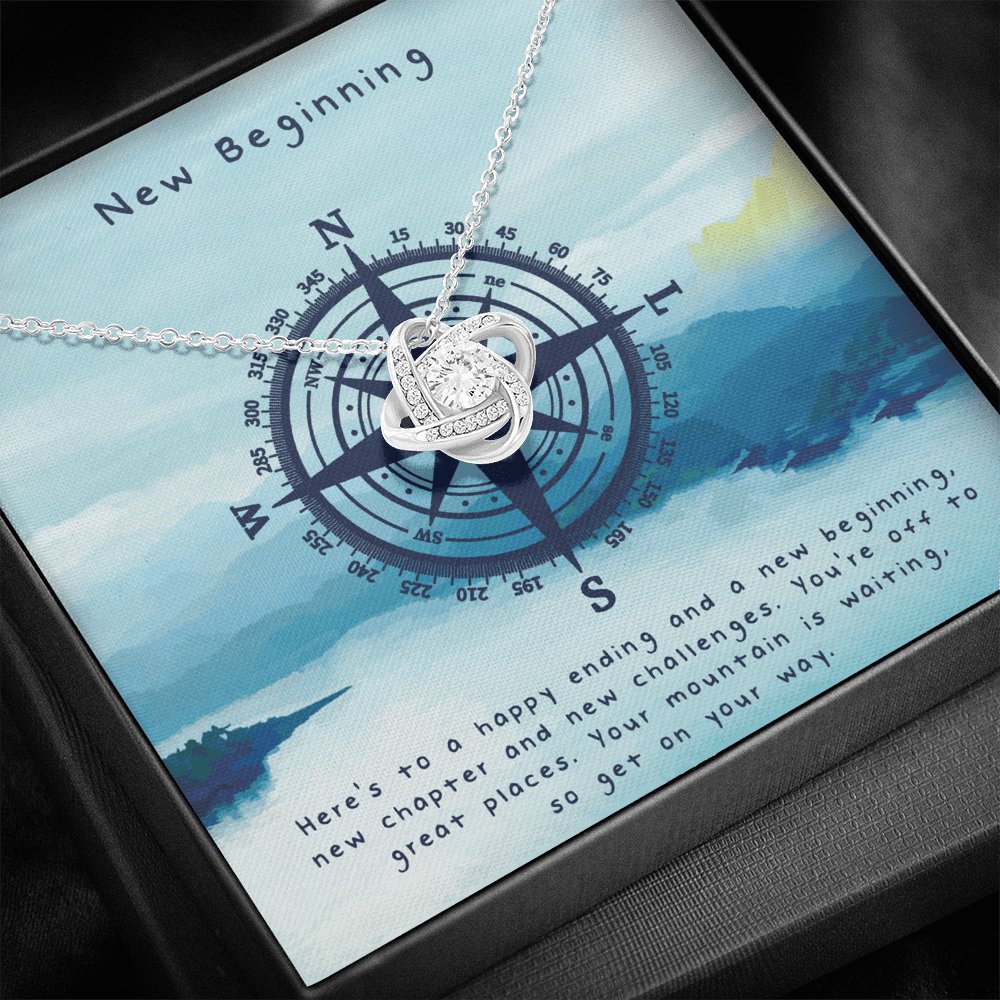 Graduation - New Beginning - Love Knot Necklace - Celeste Jewel