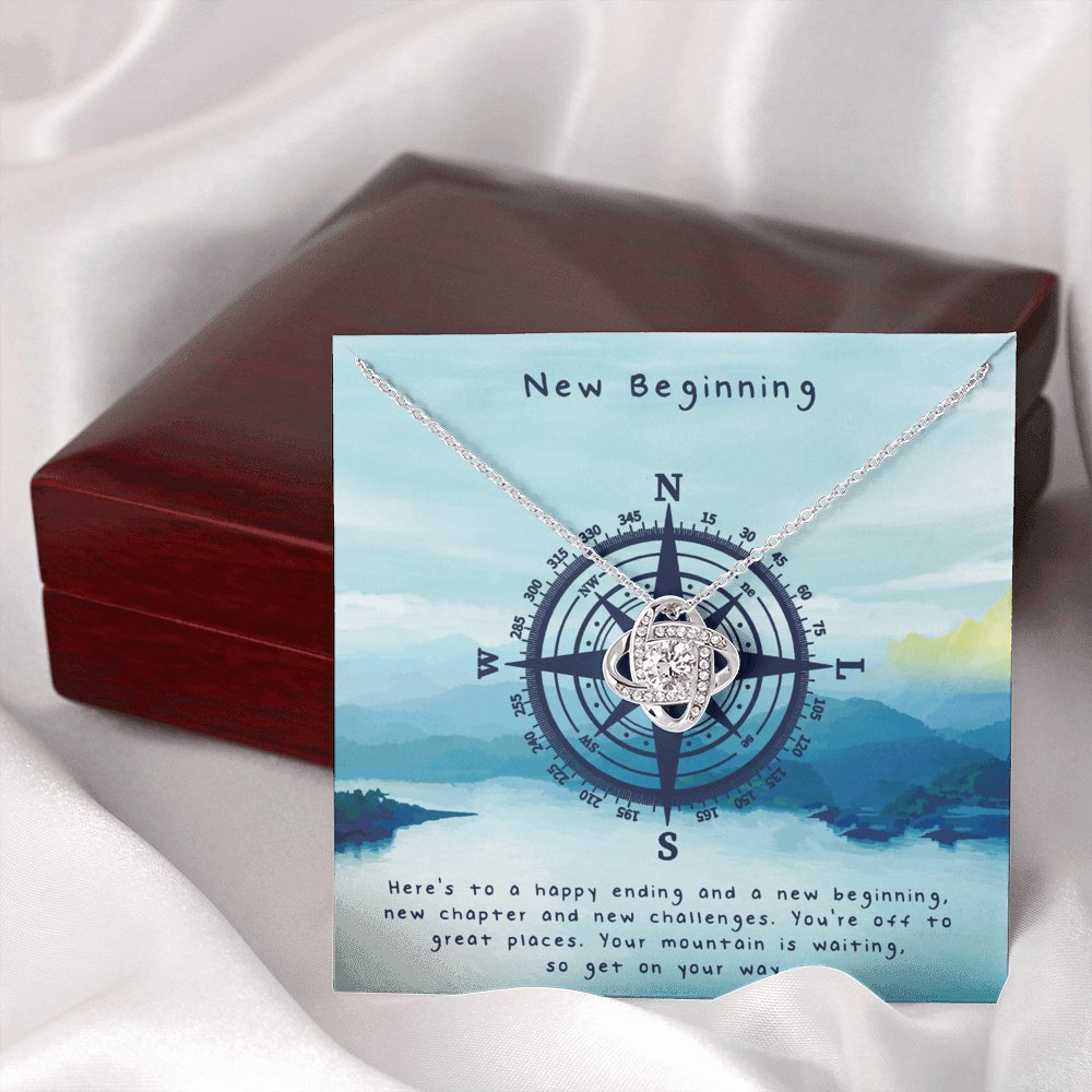 Graduation - New Beginning - Love Knot Necklace - Celeste Jewel