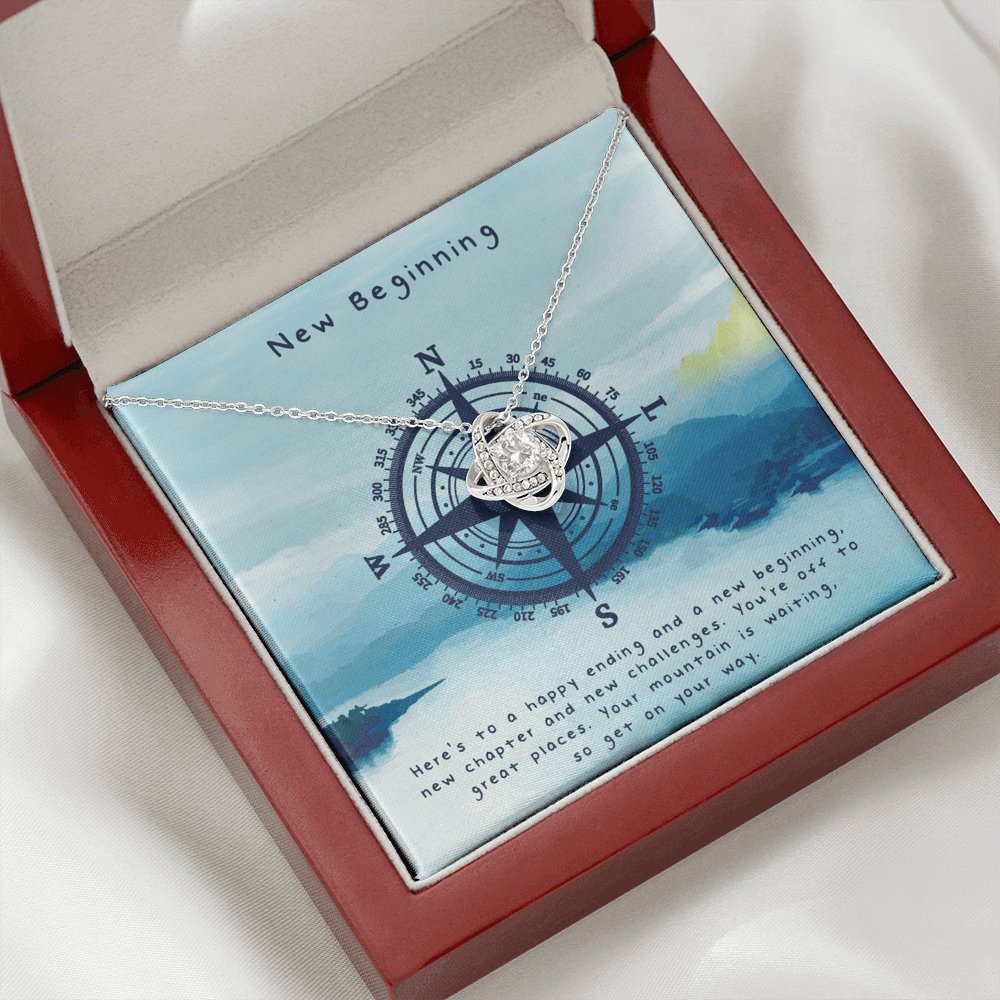 Graduation - New Beginning - Love Knot Necklace - Celeste Jewel