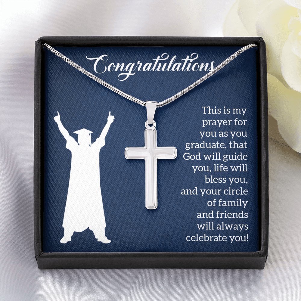 Graduation - This Is My Prayer - Personalized Cross Necklace - Celeste Jewel