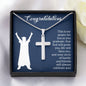 Graduation - This Is My Prayer - Personalized Cross Necklace - Celeste Jewel