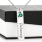 Graduation - Wishing You A New World - Birthstone Necklace - Celeste Jewel