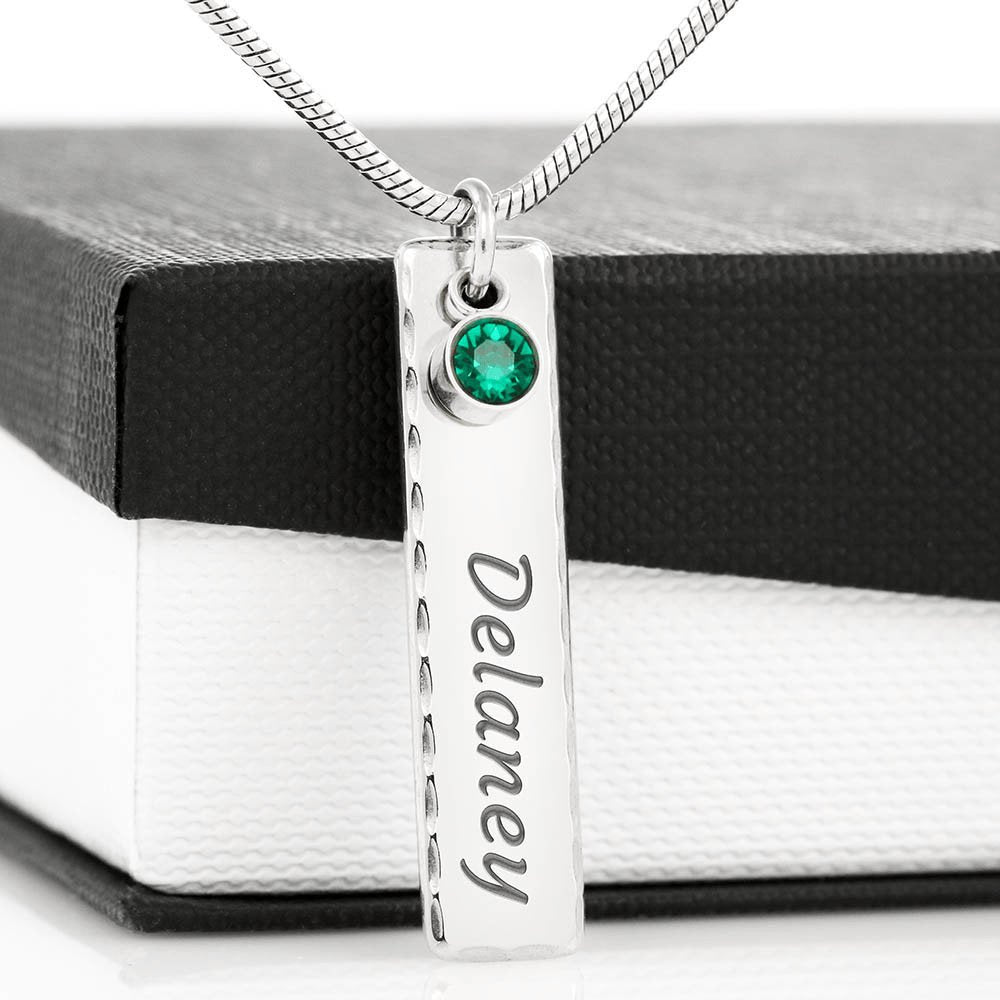 Graduation - Wishing You A New World - Birthstone Necklace - Celeste Jewel