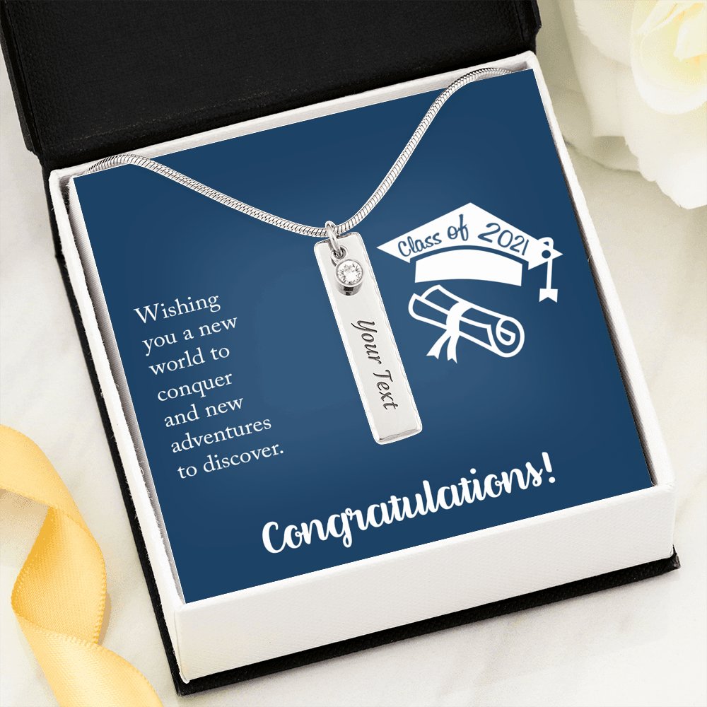 Graduation - Wishing You A New World - Birthstone Necklace - Celeste Jewel