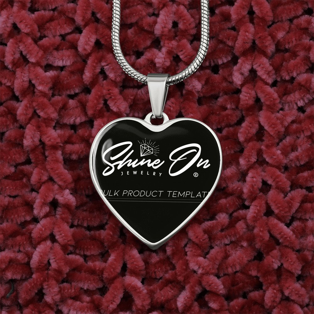 Graphic Heart - Luxury Necklace - Celeste Jewel