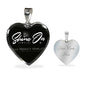 Graphic Heart - Luxury Necklace - Celeste Jewel