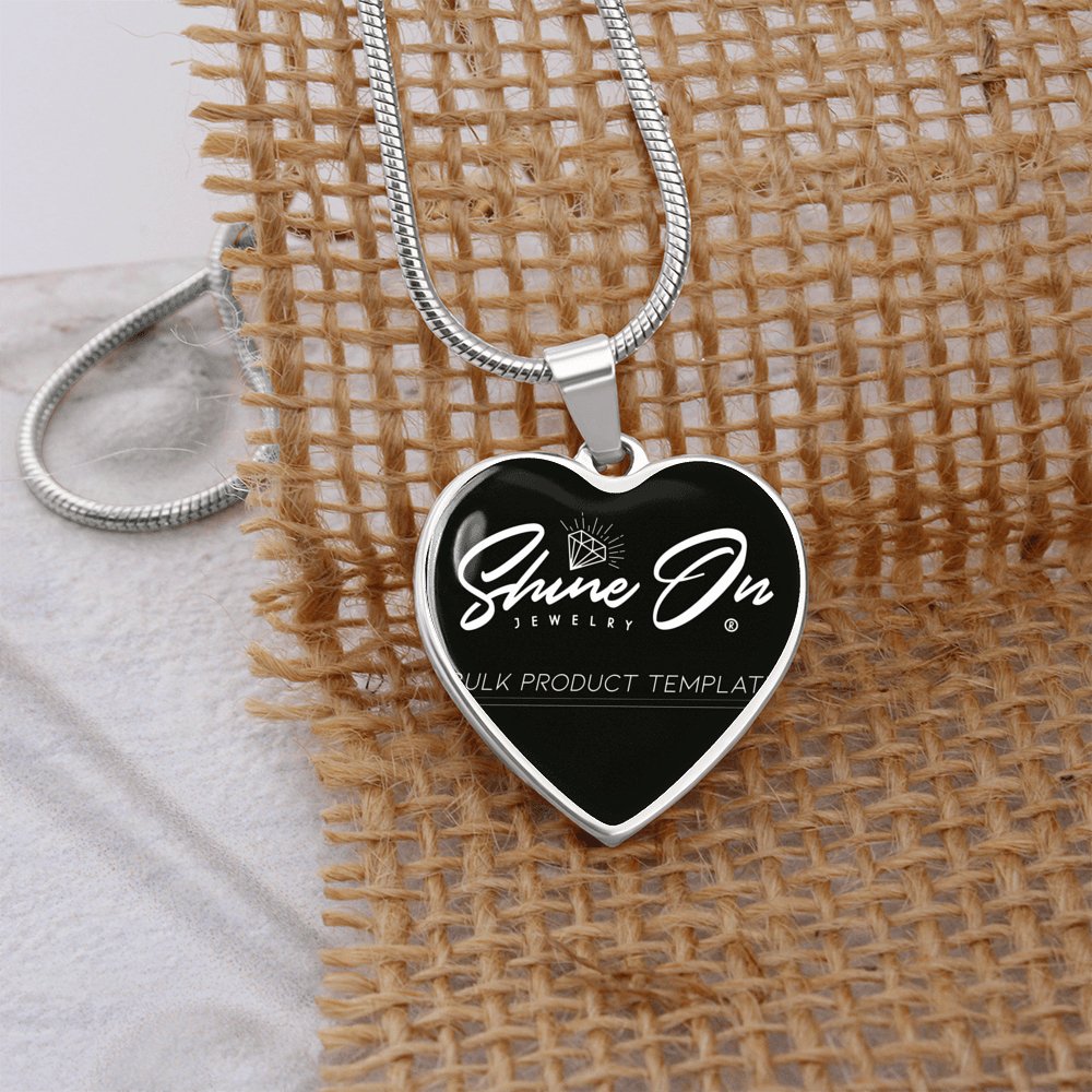 Graphic Heart - Luxury Necklace - Celeste Jewel