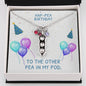 Hap-Pea Birthday - Pea Pod Necklace - Celeste Jewel