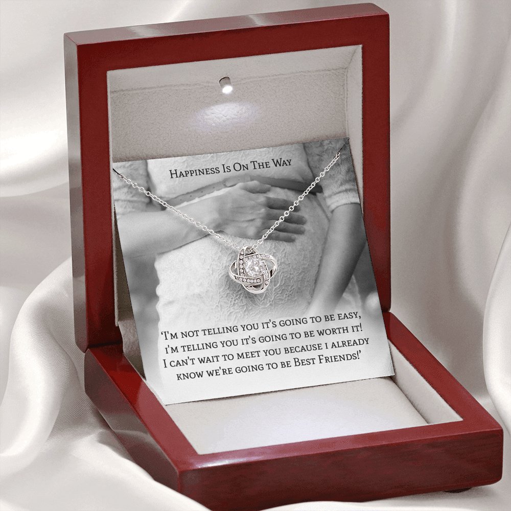Happiness Is On The Way - Love Knot Necklace - Celeste Jewel
