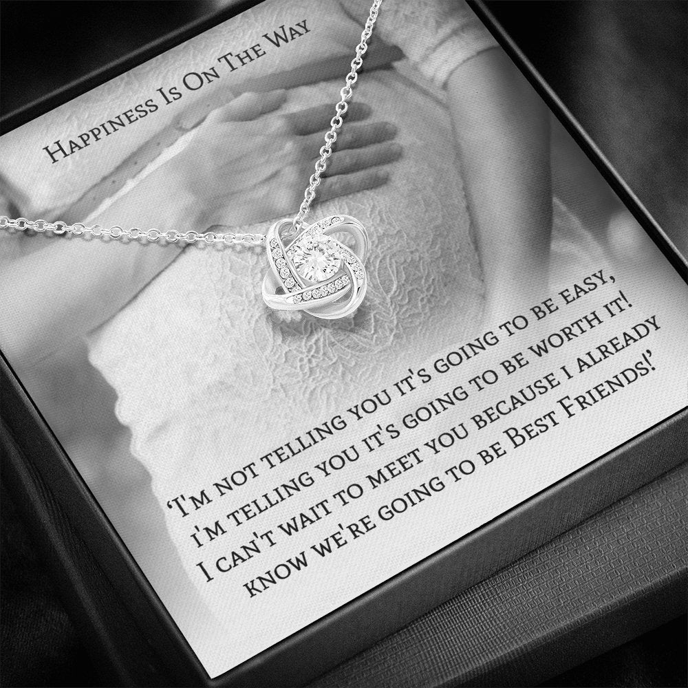 Happiness Is On The Way - Love Knot Necklace - Celeste Jewel