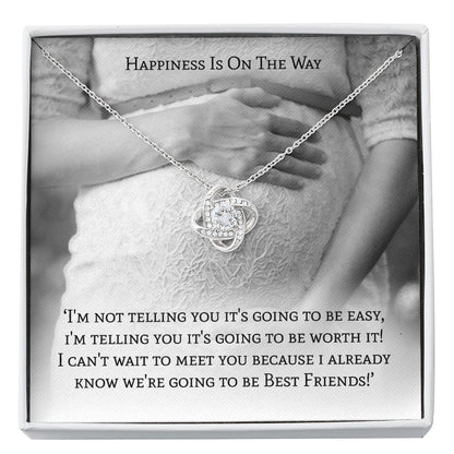 Happiness Is On The Way - Love Knot Necklace - Celeste Jewel