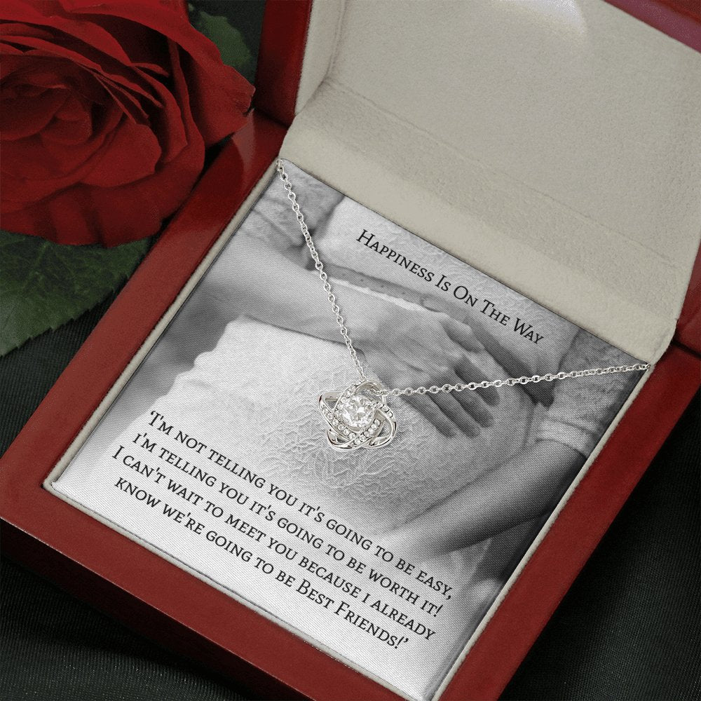 Happiness Is On The Way - Love Knot Necklace - Celeste Jewel