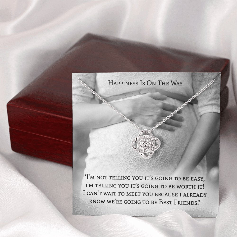 Happiness Is On The Way - Love Knot Necklace - Celeste Jewel