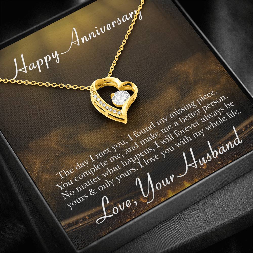 Happy Anniversary -My Missing Piece - Eternal Love Necklace - Celeste Jewel