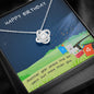 Happy Birthday - Another Year - Love Knot Necklace - Celeste Jewel