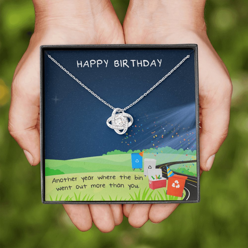 Happy Birthday - Another Year - Love Knot Necklace - Celeste Jewel