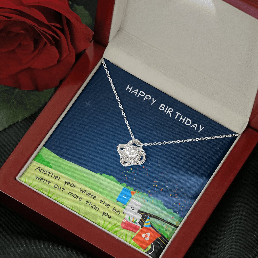 Happy Birthday - Another Year - Love Knot Necklace - Celeste Jewel