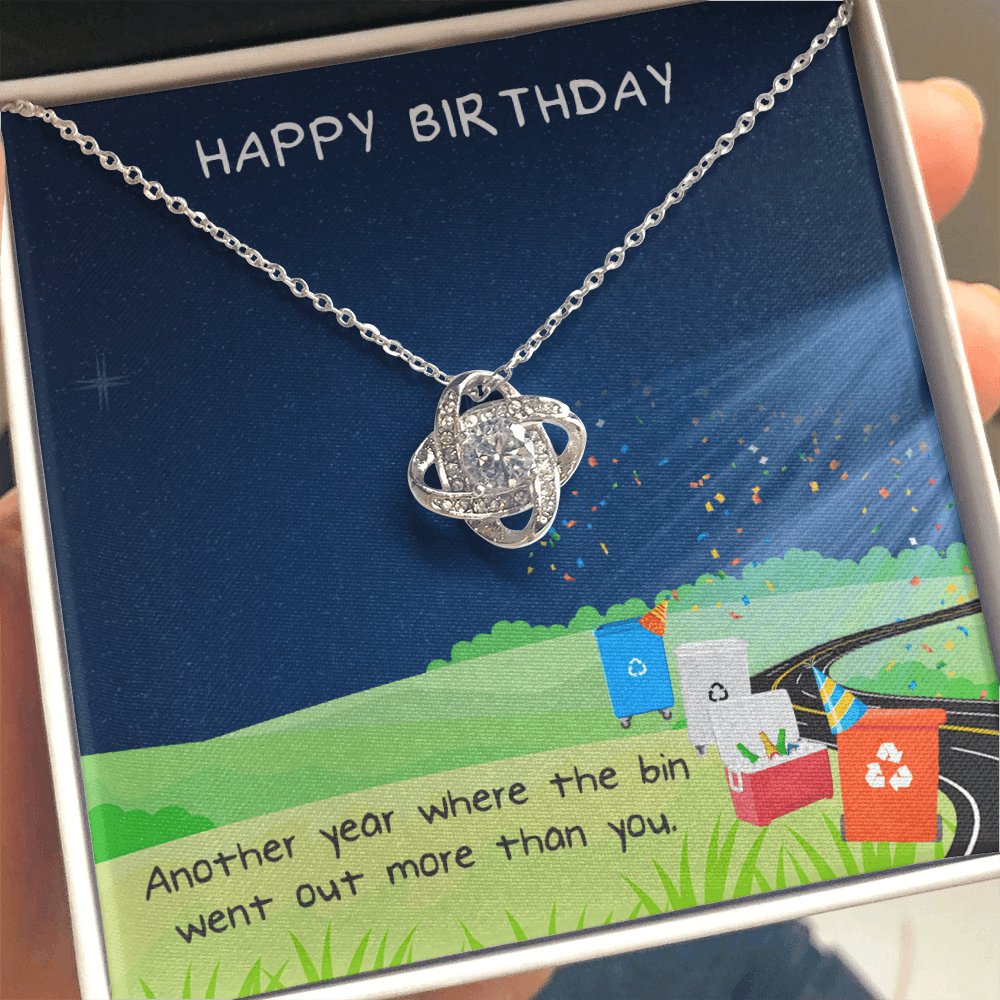 Happy Birthday - Another Year - Love Knot Necklace - Celeste Jewel
