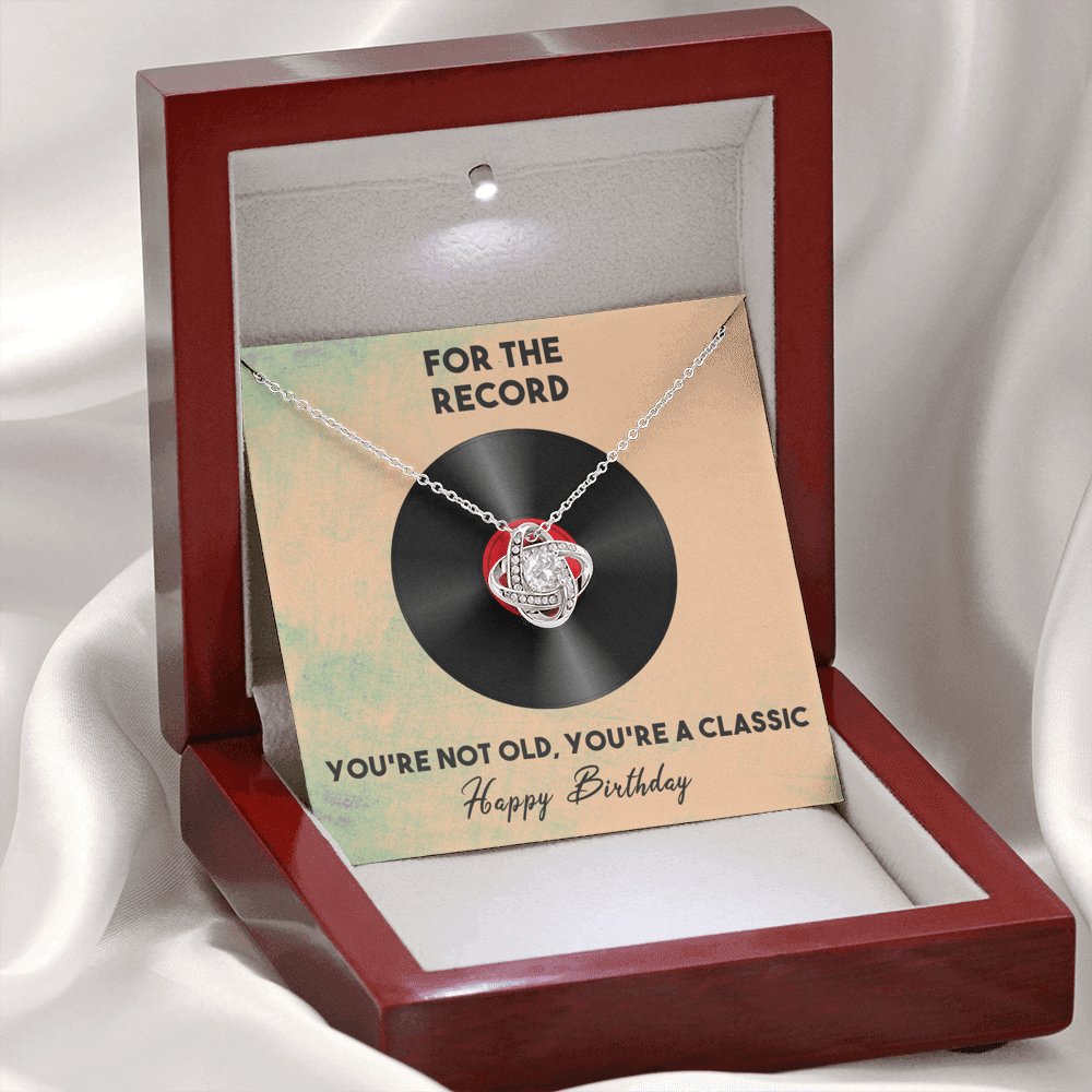 Happy Birthday - For The Record - Love Knot Necklace - Celeste Jewel