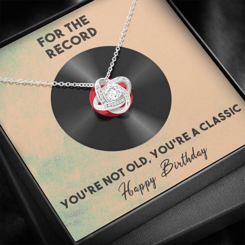 Happy Birthday - For The Record - Love Knot Necklace - Celeste Jewel