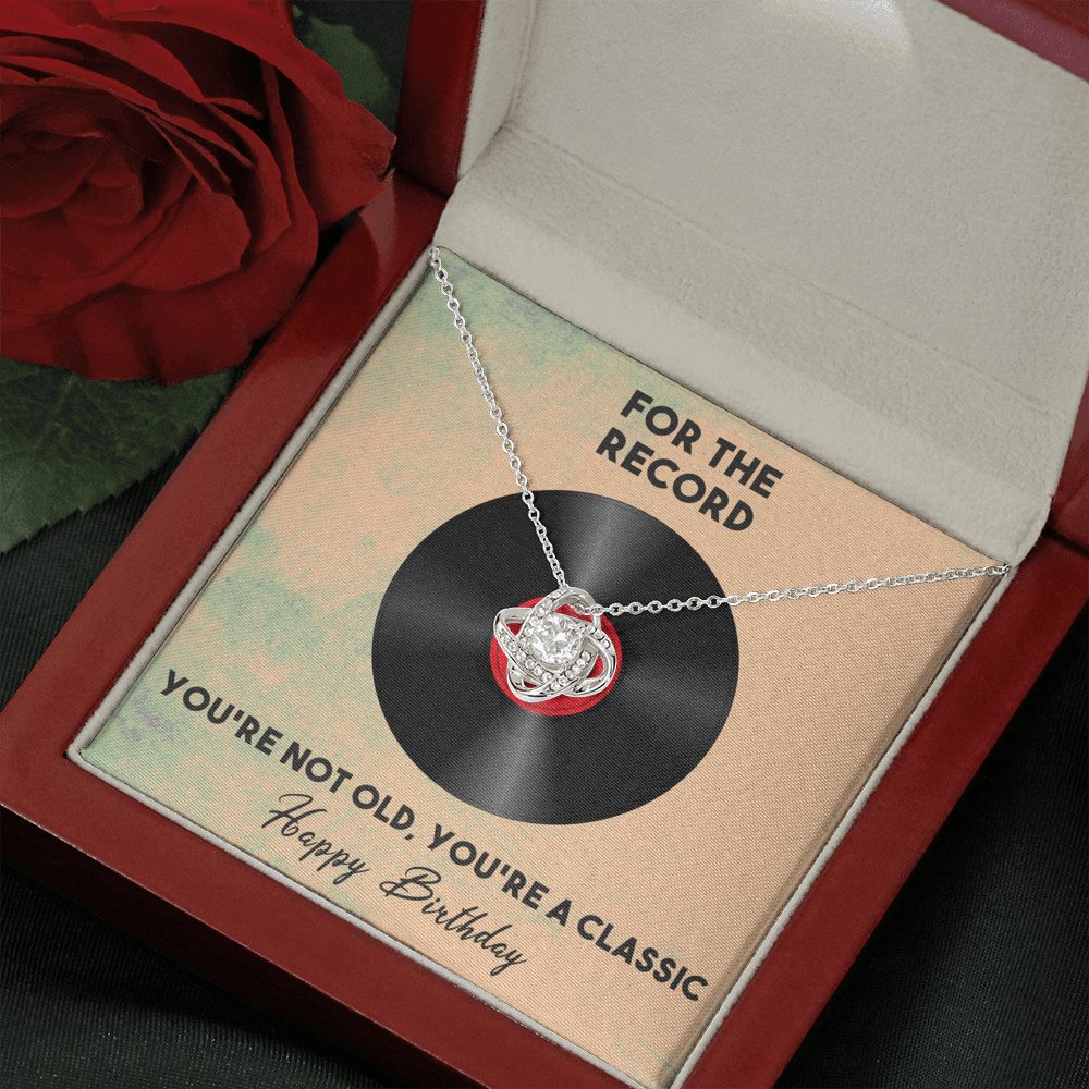 Happy Birthday - For The Record - Love Knot Necklace - Celeste Jewel