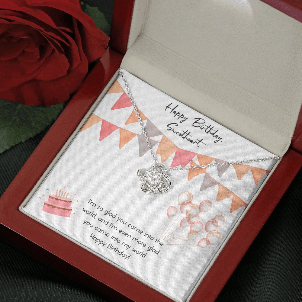Happy Birthday - Into My World - Love Knot Necklace - Celeste Jewel