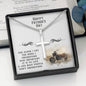 Happy Father's Day Gift For Biker Dad - Personalized Cross Necklace - Celeste Jewel