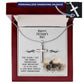 Happy Father's Day Gift For Biker Dad - Personalized Cross Necklace - Celeste Jewel