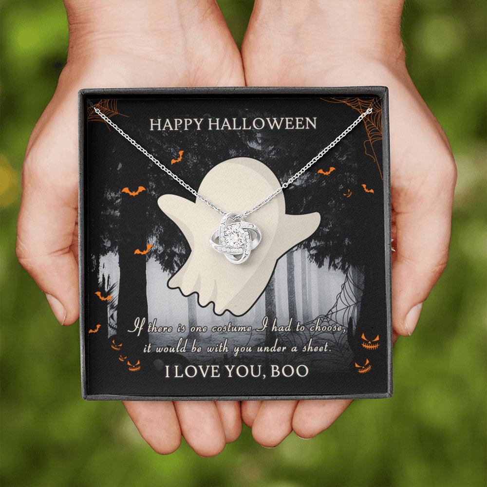 Happy Halloween - Under A Sheet - Love Knot Necklace - Celeste Jewel