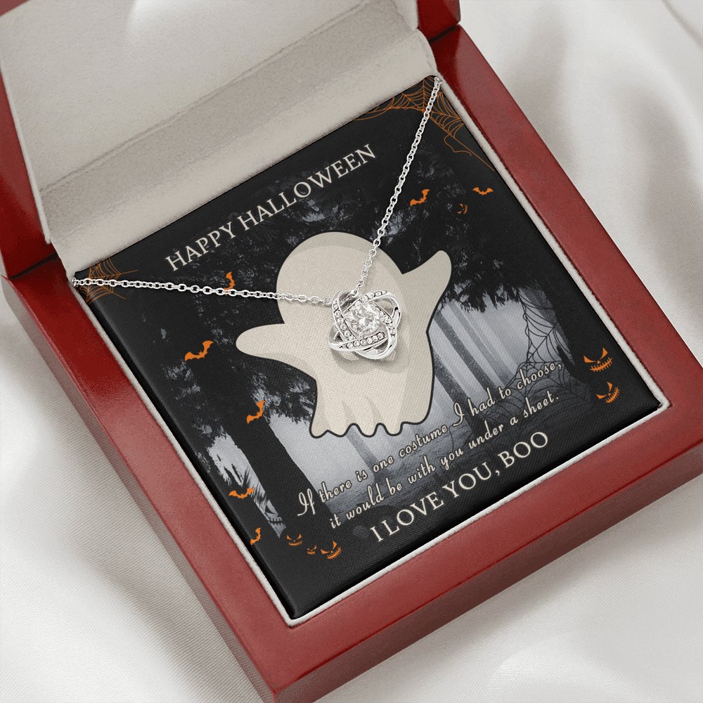 Happy Halloween - Under A Sheet - Love Knot Necklace - Celeste Jewel