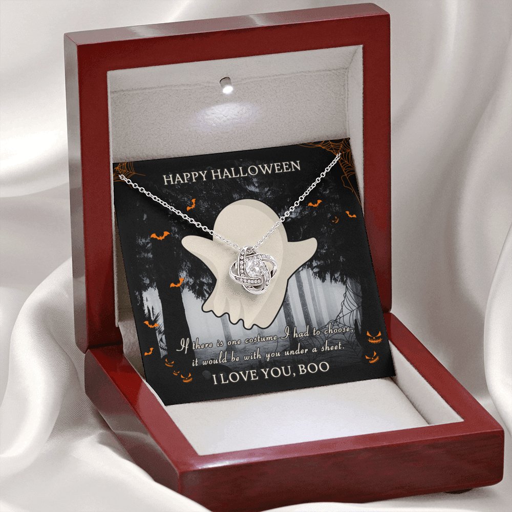 Happy Halloween - Under A Sheet - Love Knot Necklace - Celeste Jewel
