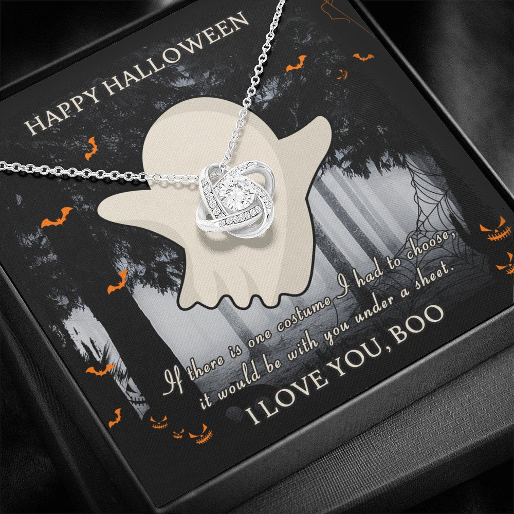 Happy Halloween - Under A Sheet - Love Knot Necklace - Celeste Jewel