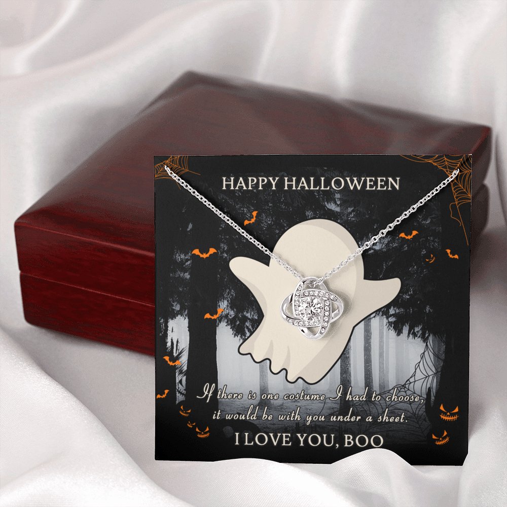 Happy Halloween - Under A Sheet - Love Knot Necklace - Celeste Jewel