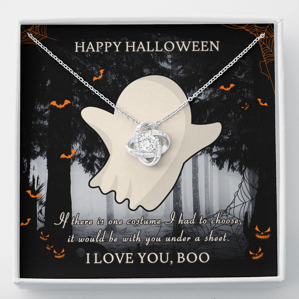 Happy Halloween - Under A Sheet - Love Knot Necklace - Celeste Jewel