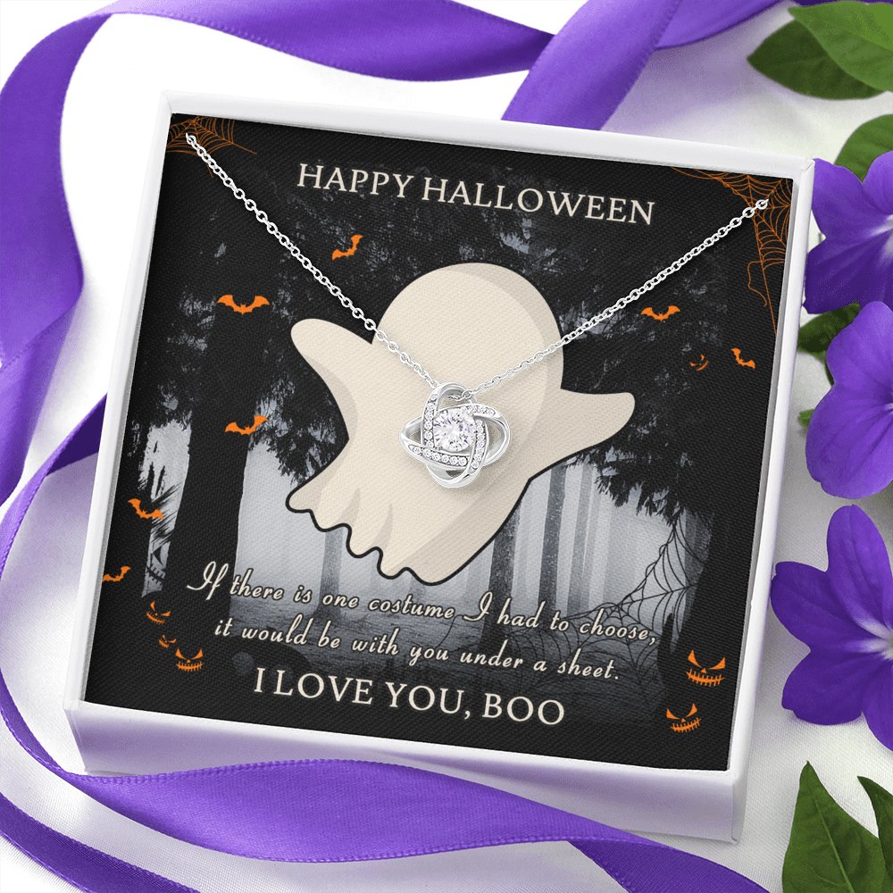 Happy Halloween - Under A Sheet - Love Knot Necklace - Celeste Jewel