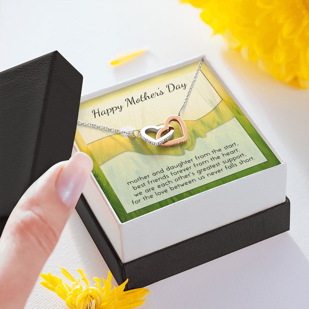 Happy Mother's Day - From The Start - Interlocking Hearts - Celeste Jewel