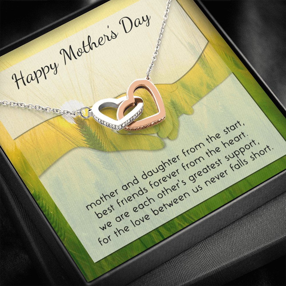 Happy Mother's Day - From The Start - Interlocking Hearts - Celeste Jewel