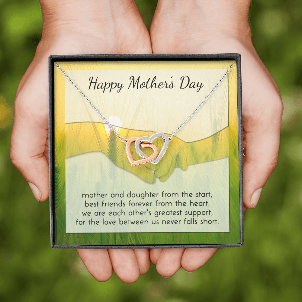 Happy Mother's Day - From The Start - Interlocking Hearts - Celeste Jewel