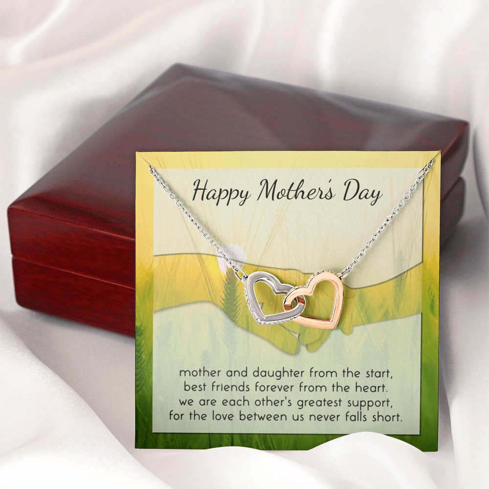 Happy Mother's Day - From The Start - Interlocking Hearts - Celeste Jewel