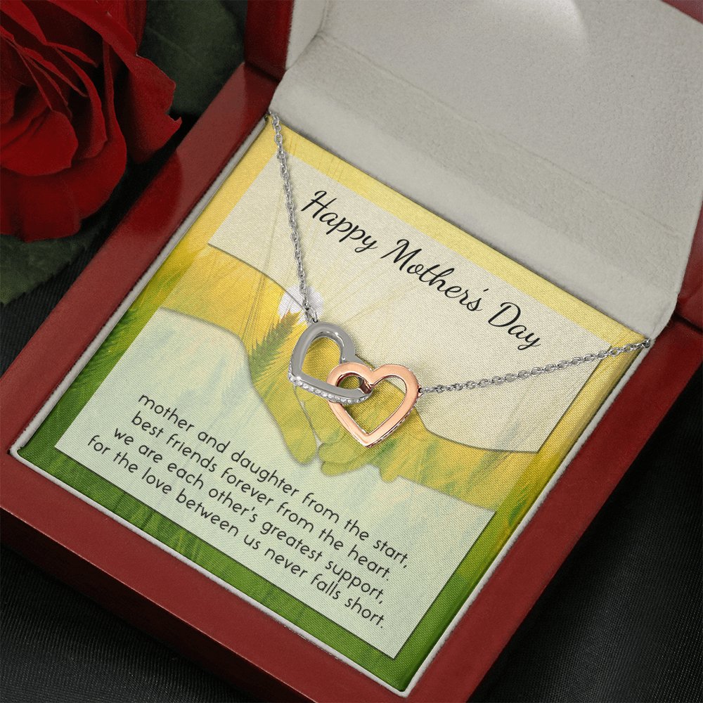 Happy Mother's Day - From The Start - Interlocking Hearts - Celeste Jewel