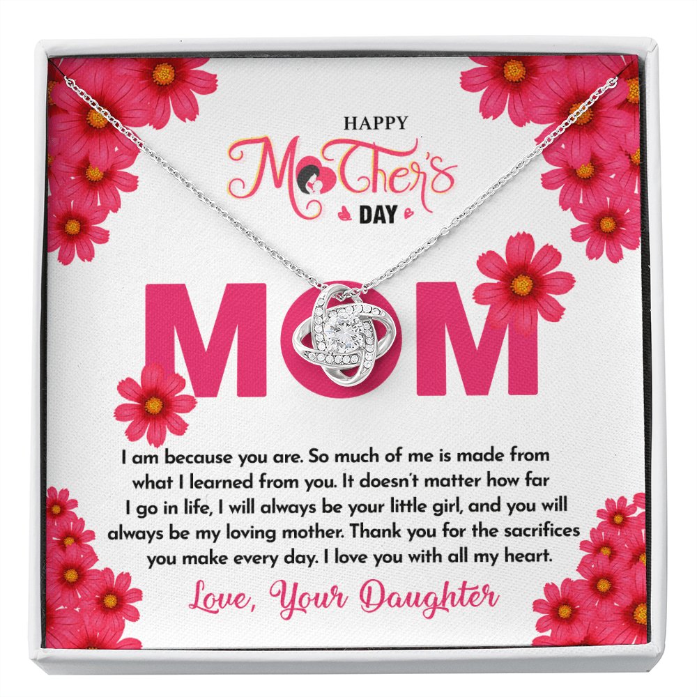 Happy Mother's Day Mom - Love Knot Necklace - Celeste Jewel