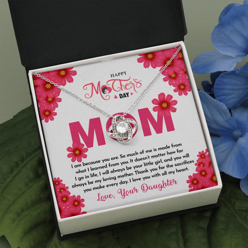 Happy Mother's Day Mom - Love Knot Necklace - Celeste Jewel