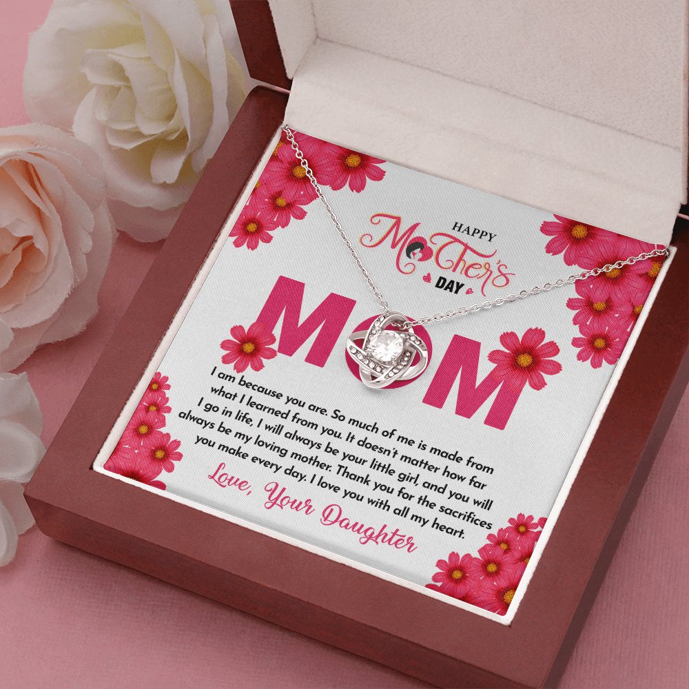 Happy Mother's Day Mom - Love Knot Necklace - Celeste Jewel