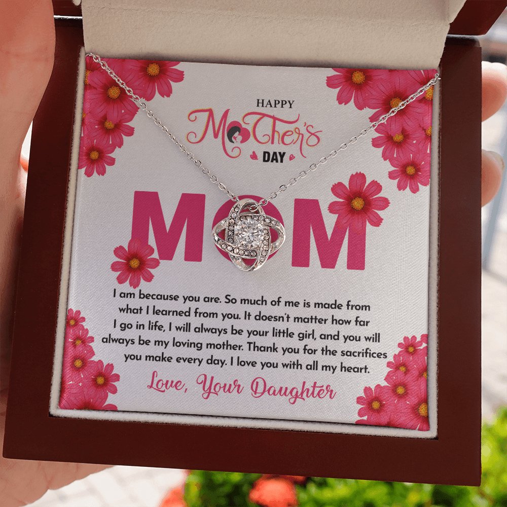 Happy Mother's Day Mom - Love Knot Necklace - Celeste Jewel