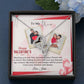 Happy Valentine's Day - Meeting You Was Fate - Intertwined Hearts Necklace - Celeste Jewel