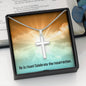 He Is Risen - Personalized Cross Necklace - Celeste Jewel