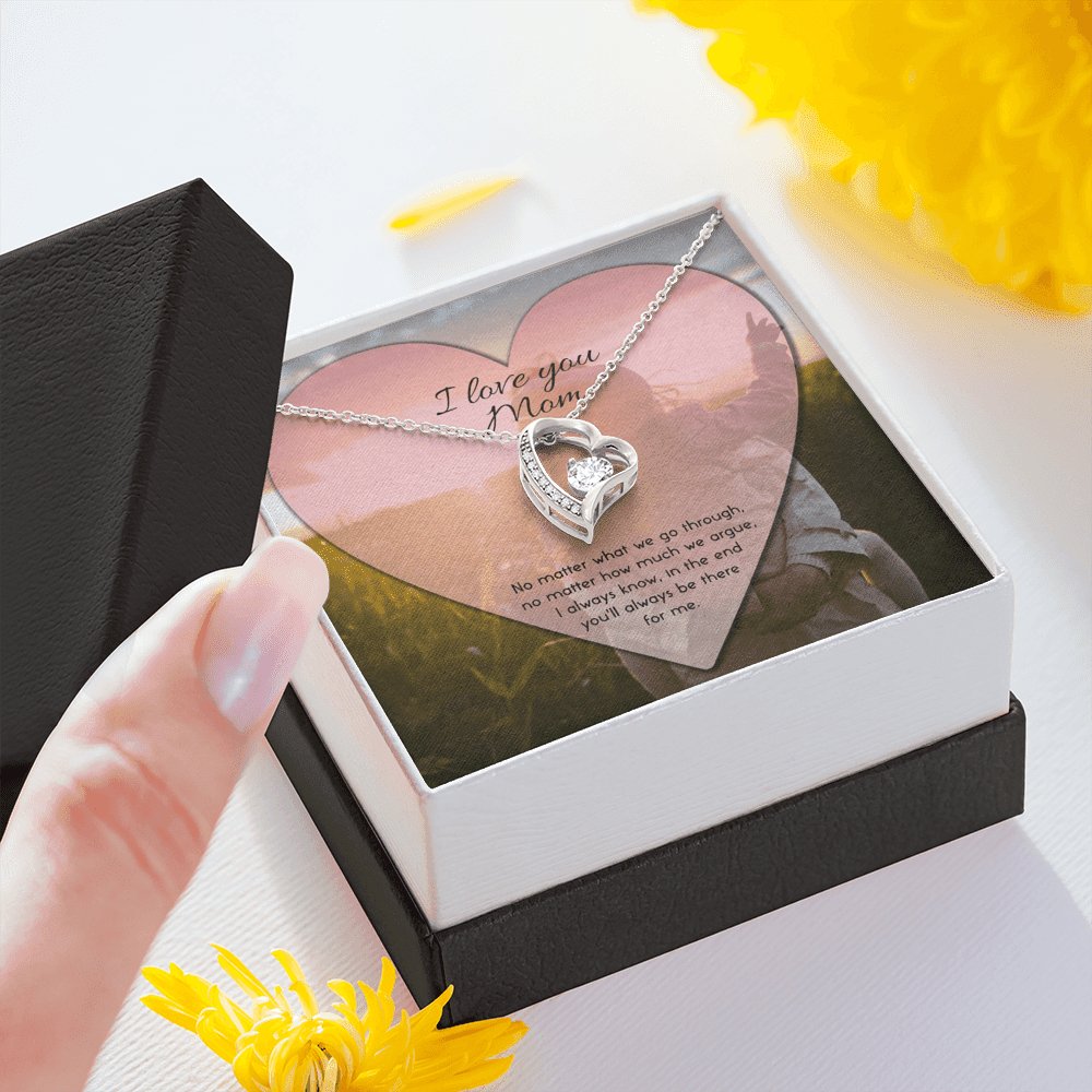 I Love You Mom - No Matter What - Eternal Love Necklace - Celeste Jewel