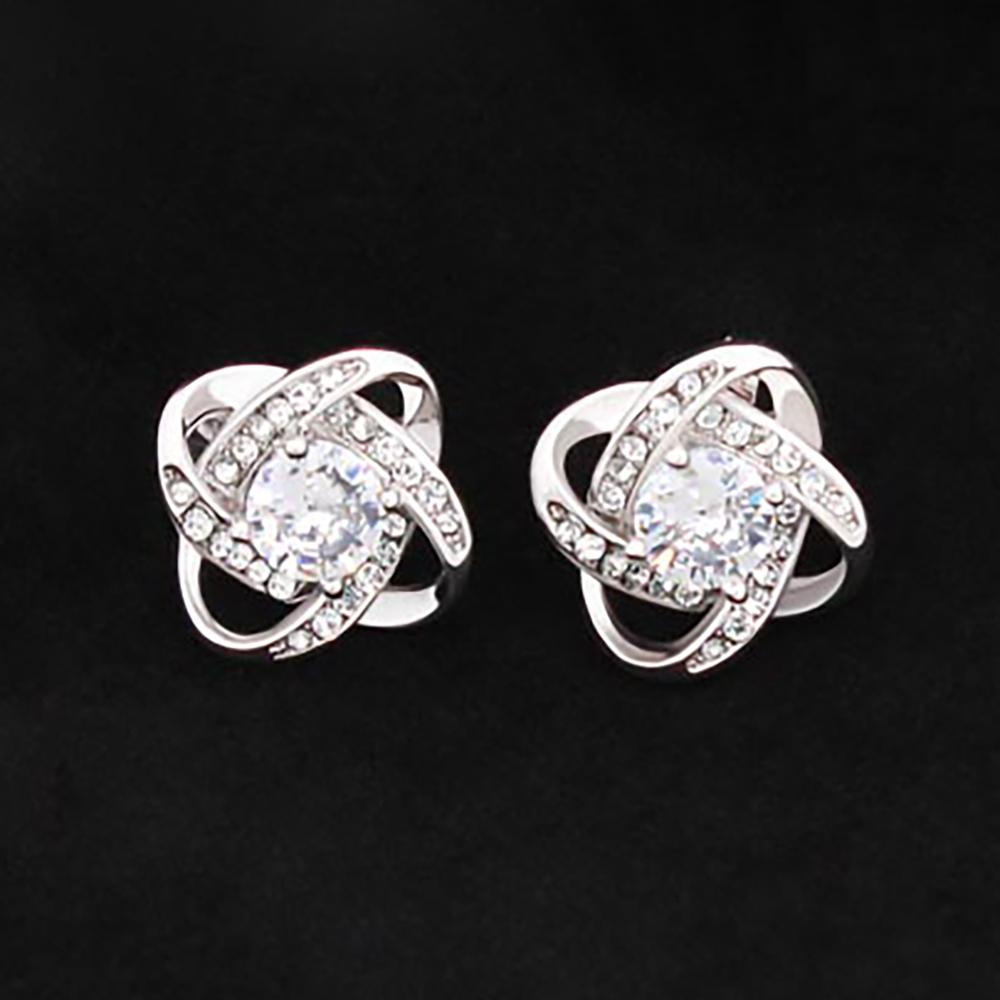 Love Knot Stud Earrings - Celeste Jewel