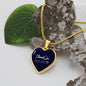 Luxury Graphic Heart Necklace - Celeste Jewel